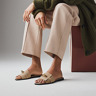 【シンプル上品♪】HERMES サンダル Giulia 話題】Hermes Giulia sandalケリーバックルサンダル (HERMES